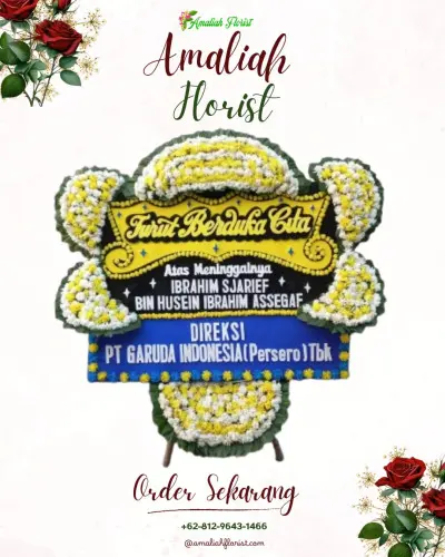 Papan Bunga Duka di Lawangrejo